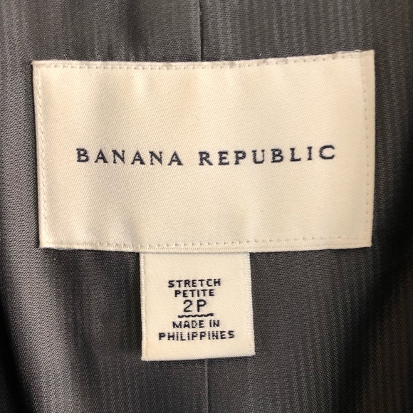 Banana Republic black stretch formal blazer - Picture 2 of 5